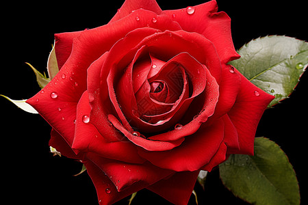 浪漫的红色玫瑰花背景图片