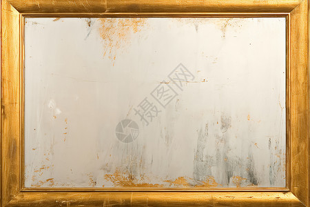 复古森系边框复古的金色画框背景