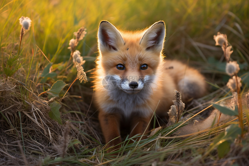 微笑中的小狐狸图片