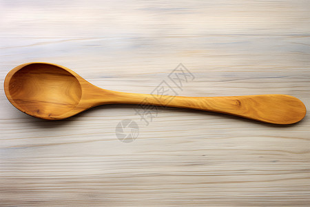 古老工艺的木制勺子高清图片