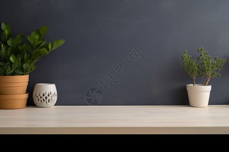 桌面绿色植物室内桌面上的绿植装饰背景