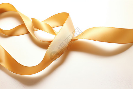 仪式感的礼物金色丝带背景图片