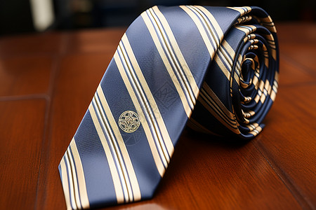 蓝白相间的领带背景图片