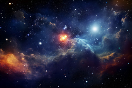 美丽的宇宙星空景观图片