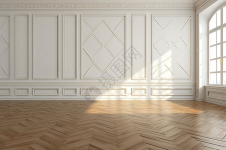 建筑内饰室内木地板背景