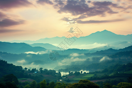 山岳云海美丽风景高清图片