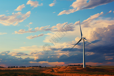 新能源风力发电图片