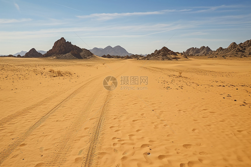 沙漠之路图片