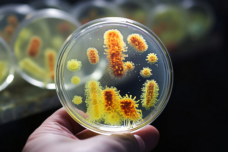 微生物实验室实验室传染病培养皿设计图片