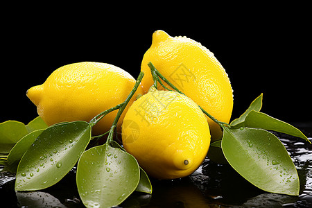 新鲜的柠檬超抗氧化剂高清图片