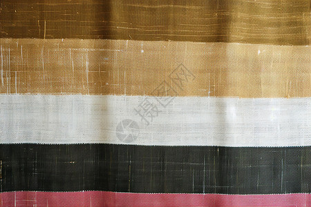 亚麻布料拼接的纺织背景图片