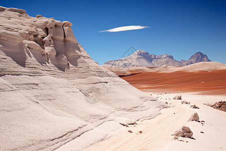 荒漠山脉背景图片
