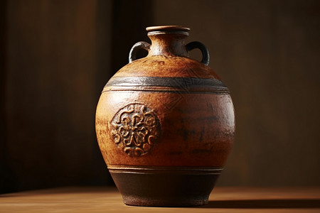 古典气息陶罐背景图片