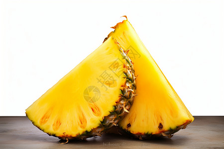 美味多汁的菠萝背景图片
