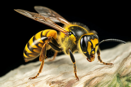 趴着的黄蜂动物大黄蜂图片素材