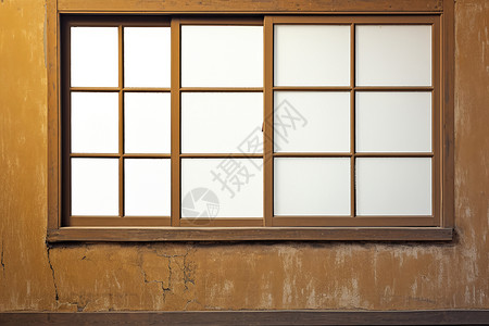 古朴的木质窗户图片
