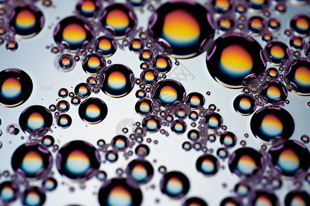 水泡的微观艺术背景图片