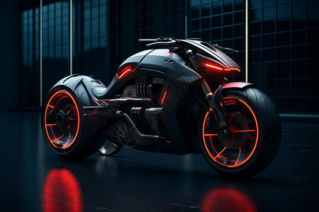 新能源摩托车背景图片