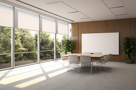 现代风格会议室背景图片