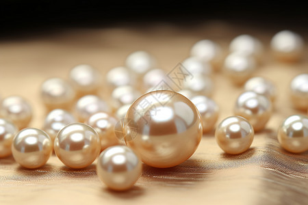 美丽的珍珠（去掉关键词中的豪华,项链，加上珠宝）图片素材