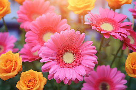 漂亮的彩色花卉图片