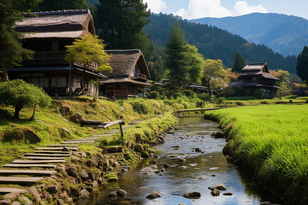 风景如画的乡村美景图片