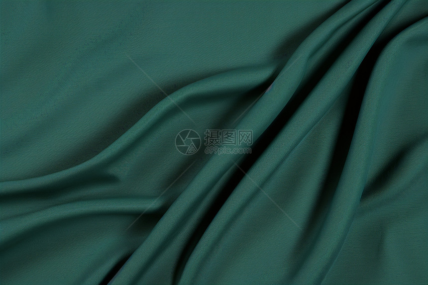 绿色细线织物图片