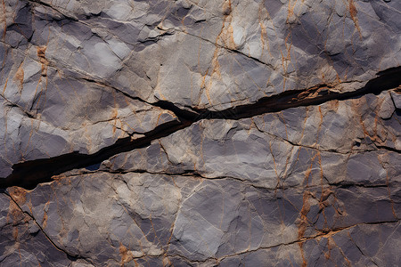 灰色地质岩石的缝隙背景图片