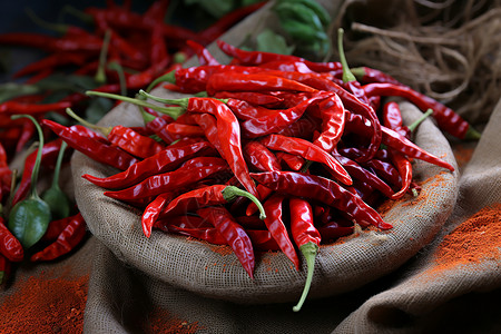 红色的辣椒背景图片