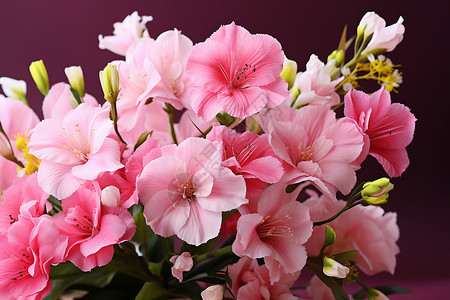 粉色花束和花苞图片