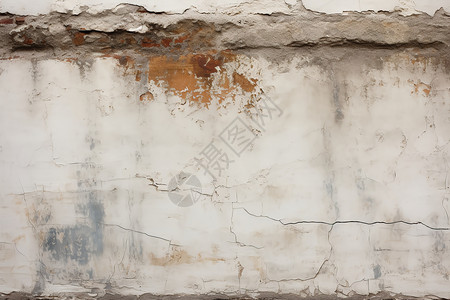 灰色墙壁上的裂纹（背景素材-广告传媒）图片