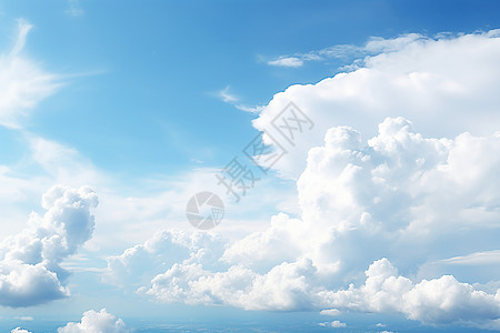 天空中有云海图片