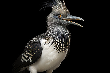 自然界中的长嘴鸟背景图片