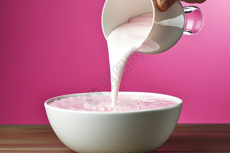 可口营养的牛奶图片