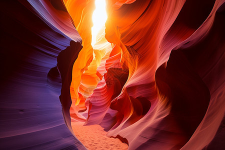 色彩丰富的峡谷背景图片