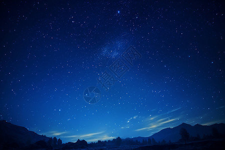 北斗导航系统夜空中的北斗星背景