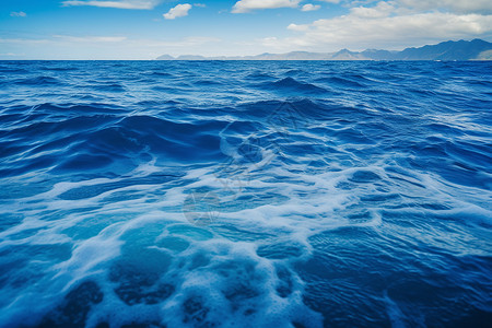 波涛汹涌动人心魄海浪海洋之波涛汹涌背景