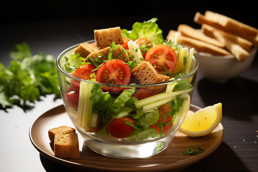 健康营养的蔬菜沙拉图片