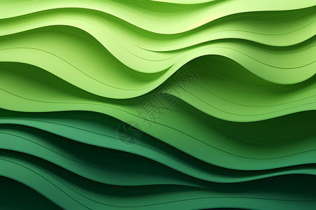 飘逸的线条流畅线条绿色创意背景设计图片