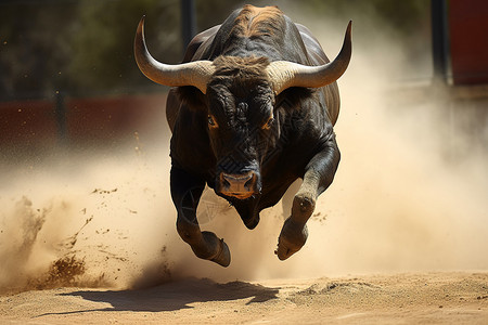 激情四射的西班牙斗牛活动背景图片