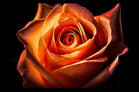 美丽盛放的玫瑰背景图片