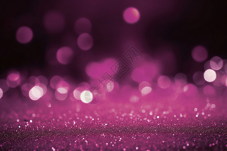 闪耀的紫色光影装饰图片