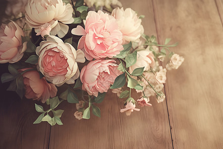 粉色的牡丹花背景图片