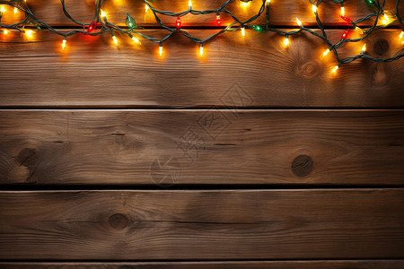 圣诞树装饰灯温馨的圣诞节主题背景背景