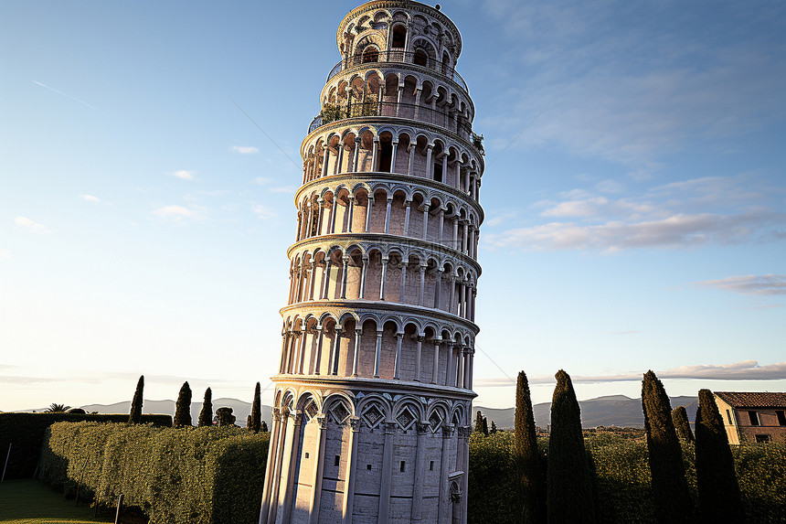 意大利比萨的斜塔图片
