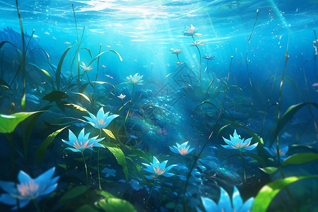 水中花如璀璨明星图片
