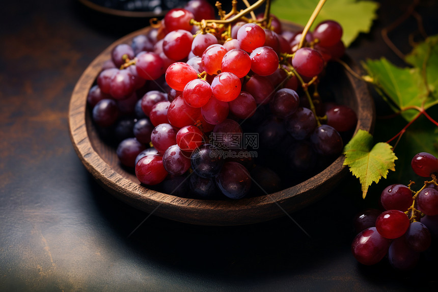 健康的乡村葡萄图片