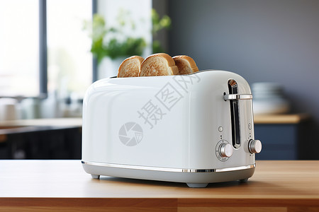 厨房里的烤面包机图片