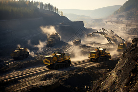 煤矿运输背景