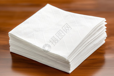 白餐巾纸堆背景图片